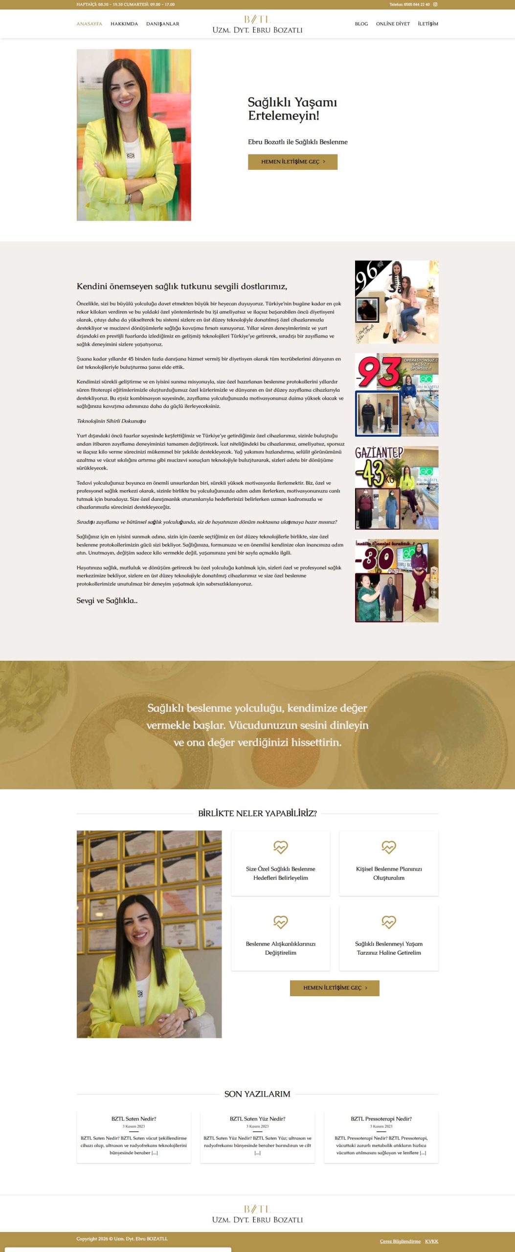 Ebru Bozatlı, Web Tasarım