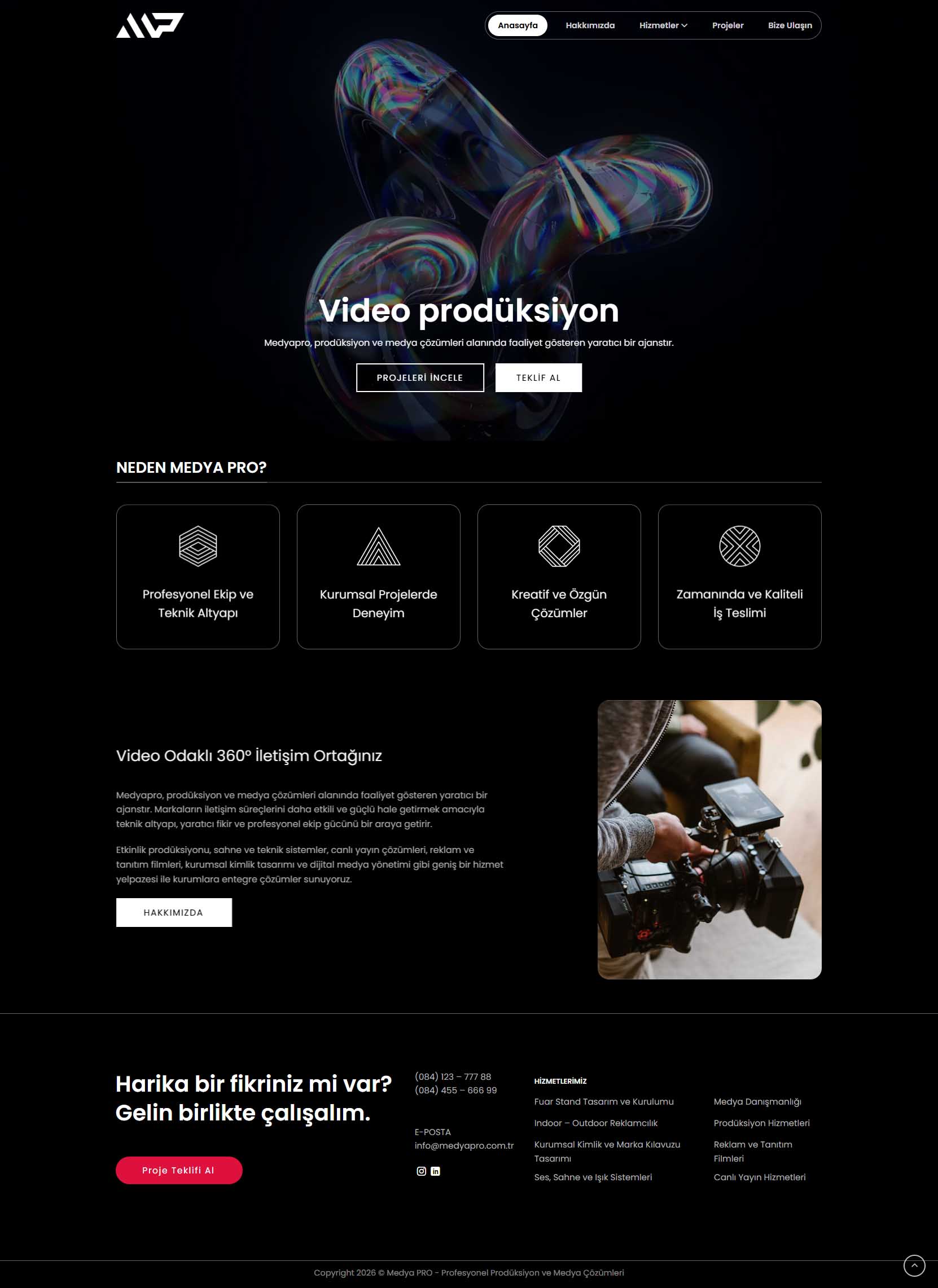 MedyaPRO, Kurumsal Web Tasarım