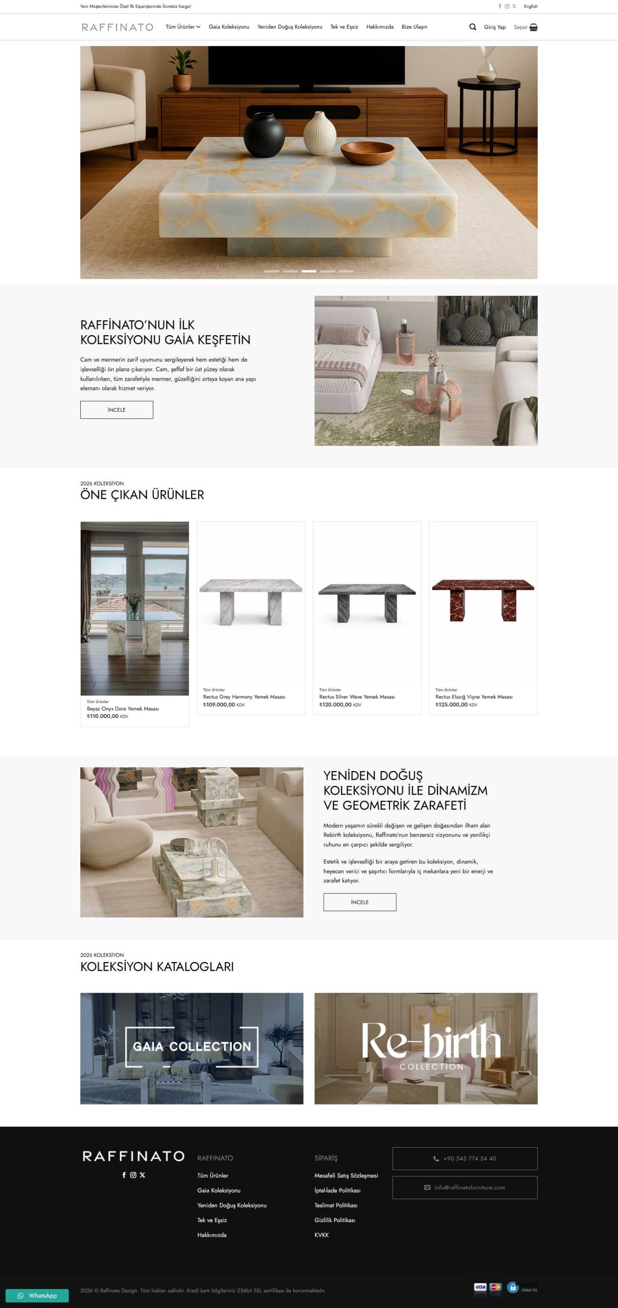 Raffinato Design, Web Tasarım